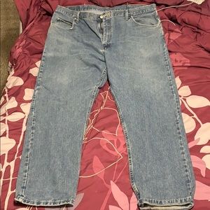 Wrangler men’s blue jeans 42x32
